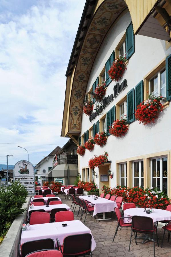 Hotel Gasthof Zum Wilden Mann Aarwangen Exterior foto